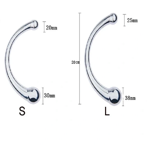 Hook Steel Stainless Ended Double Anal 5858 Elegant 0220